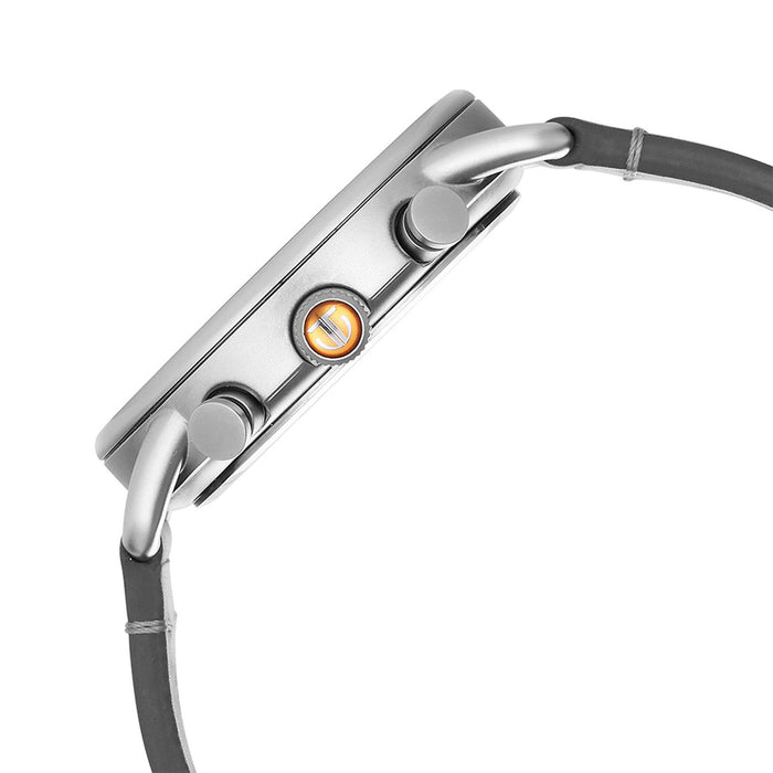Retro Cool Grey Dial Strap Watch