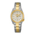 Seiko 5 Ladies Two Tone Gold Day-Date Automatic Watch SRE004K1, Gold, Silver