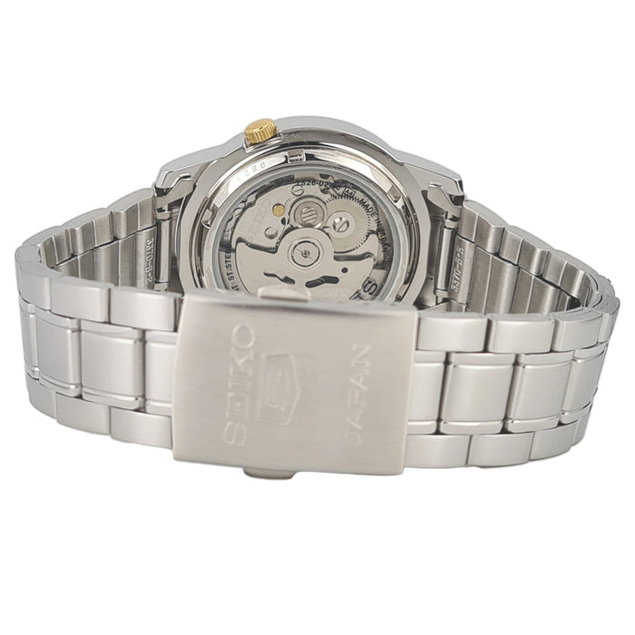 Seiko 5  Navy Blue Dial Stainless Steel Automatic Watch for Men SNKK11J1