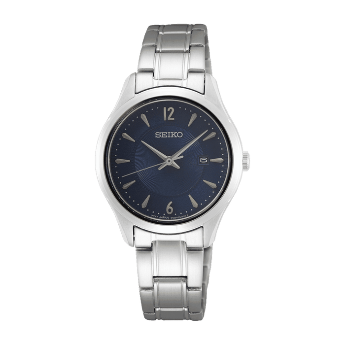 Seiko Analog Business Quartz Mens Classic Seiko SUR425P1, Silver, bracelet