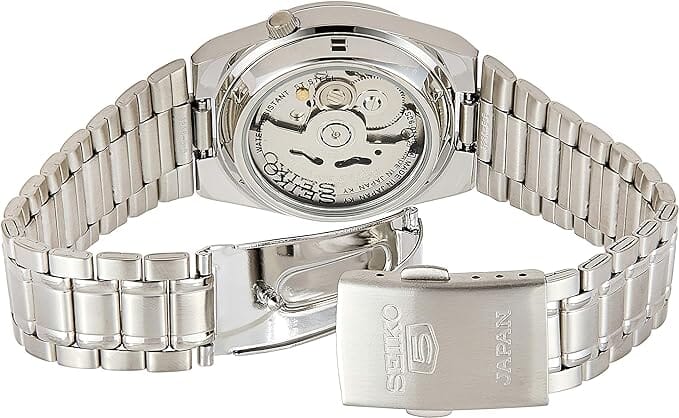 Seiko Arabic Dial Stainless Steel Band Analog Watch, Snk063J5