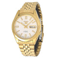 Seiko automatic 21 Jewels Calendar golden Stainless steel watch  SNKG48J