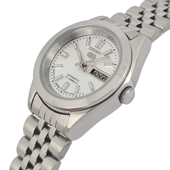 Seiko automatic 21 Jewels Calendar Stainless steel ladies watch  SYMF65J