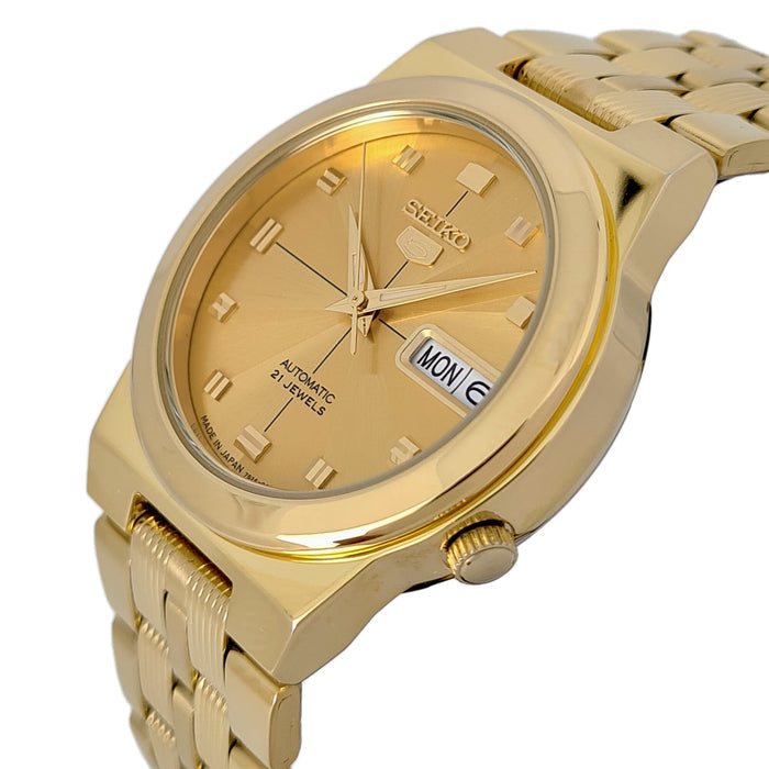 Seiko automatic 21 Jewels golden Stainless steel watch  SNK292J