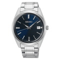 Seiko Blue dial stainless steel watch for men SUR309P