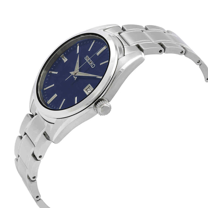 Seiko Blue dial stainless steel watch for men SUR309P