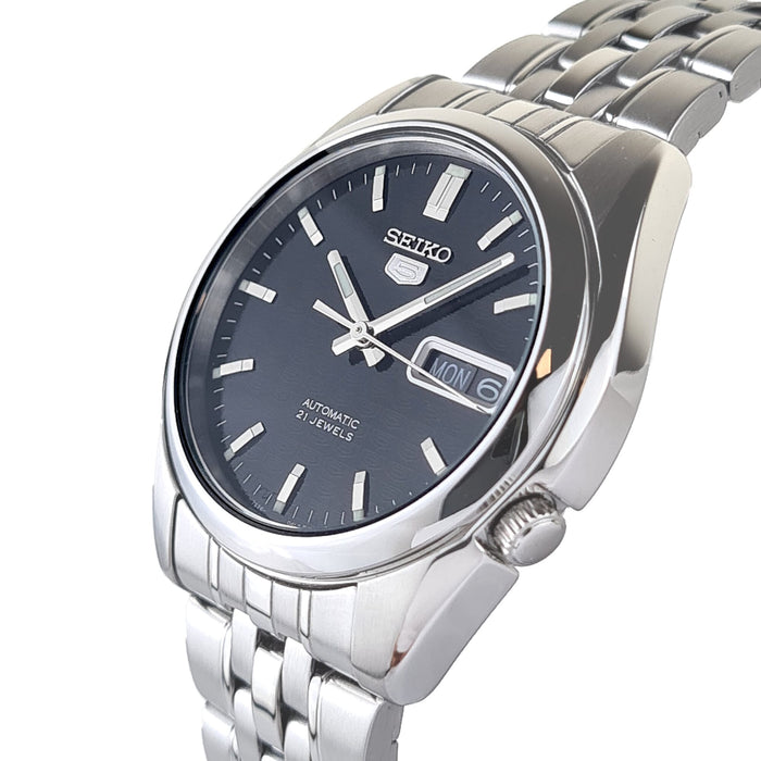 Seiko Classic 21 Jewels  37 mm Stainless Steel Watch for Men SNK361K1