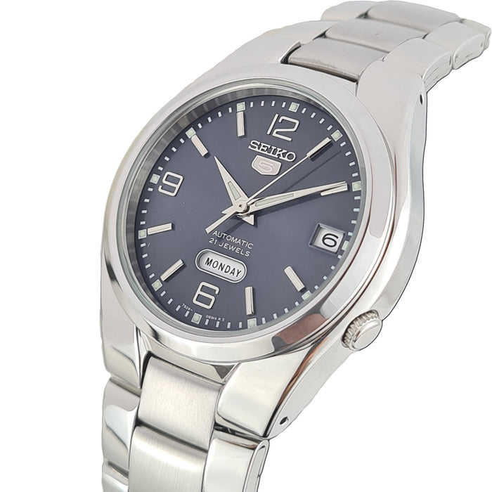 Seiko Classic 21 Jewels  37 mm Stainless Steel Watch for Men SNK621K1
