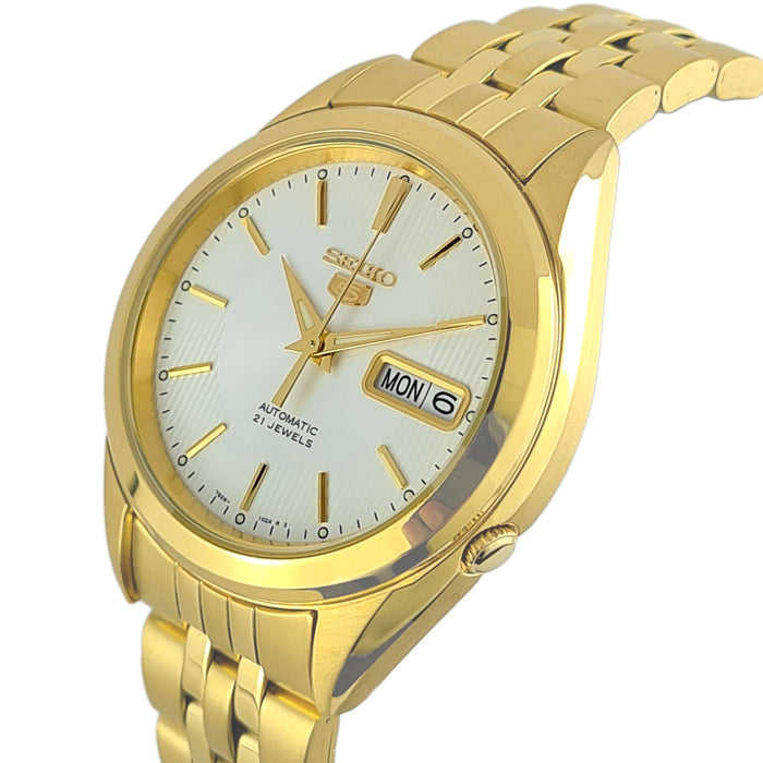 Seiko Classic 21 Jewels  37 mm Stainless Steel Watch for Men SNKL26K1