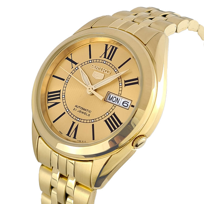 Seiko Classic 21 Jewels  37 mm Stainless Steel Watch for Men SNKL38K1