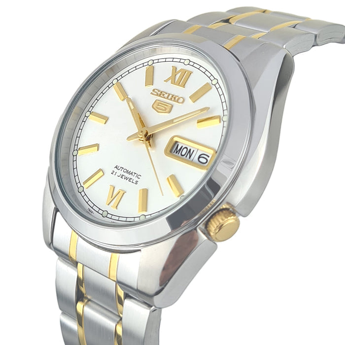 Seiko Classic 21 Jewels  37 mm Stainless Steel Watch for Men SNKL57K1