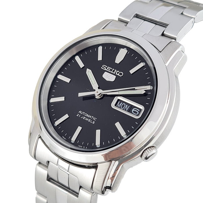 Seiko Classic 21 Jewels  38 mm Stainless Steel Watch for Men SNKK71K1