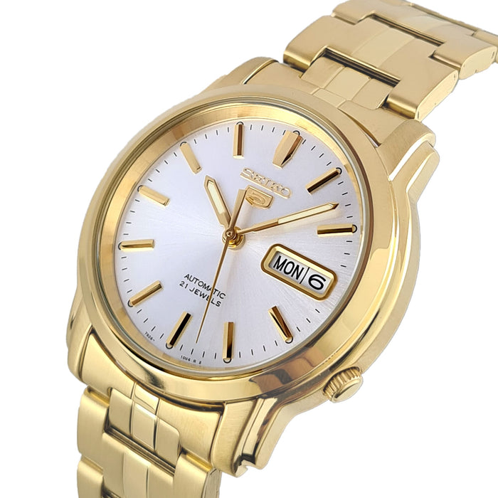 Seiko Classic 21 Jewels  38 mm Stainless Steel Watch for Men SNKK74K1