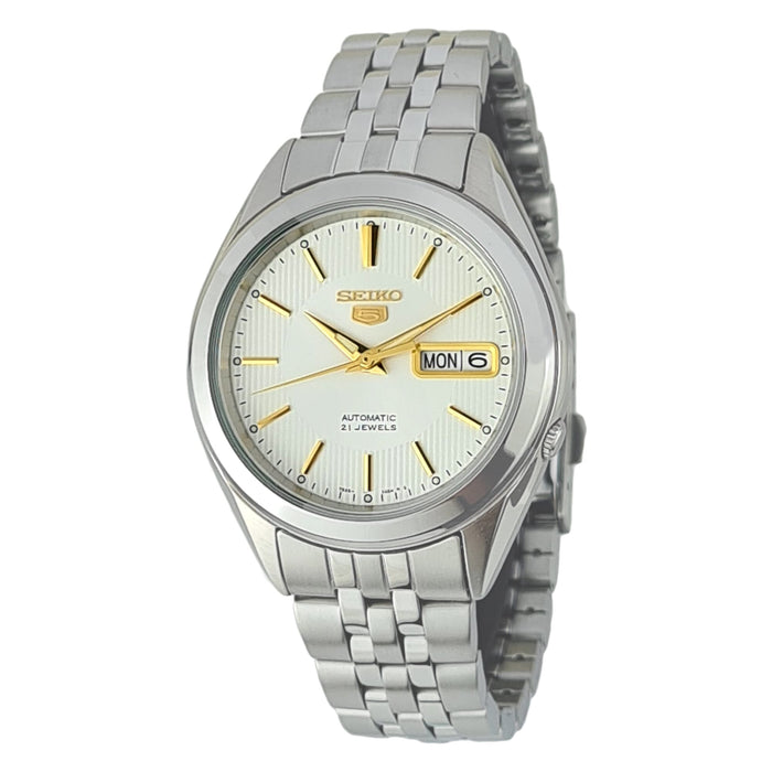 Seiko Classic 21 Jewels  38 mm Stainless Steel Watch for Men SNKL17K1