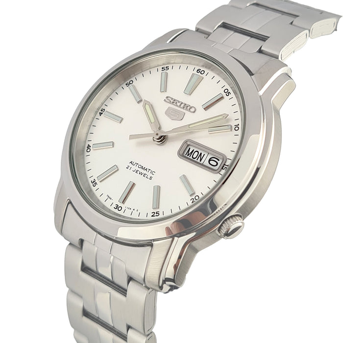 Seiko Classic 21 Jewels  38 mm Stainless Steel Watch for Men SNKL75K1