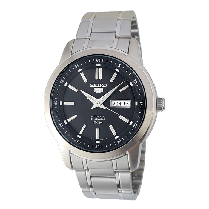 Seiko Classic 21 Jewels  44 mm Stainless Steel Watch for Men SNKM87K1
