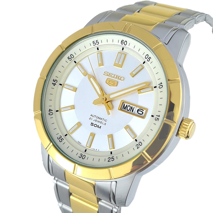 Seiko Classic 21 Jewels  44 mm Stainless Steel Watch for Men SNKN58K1