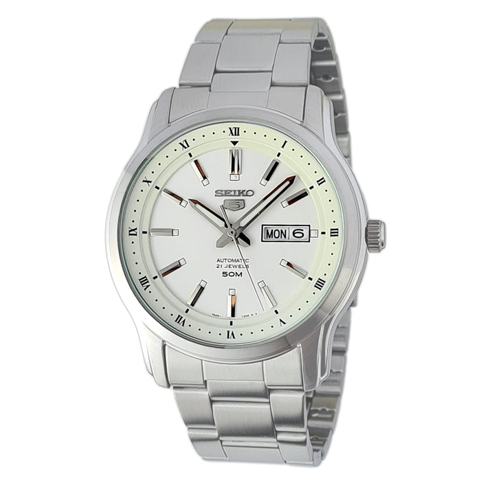 Seiko Classic 21 Jewels  44 mm Stainless Steel Watch for Men SNKP09K1