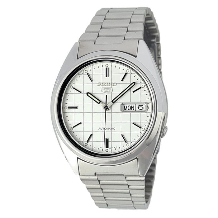 Seiko Classic 21 Jewels   mm Stainless Steel Watch for Men SNXF05K1
