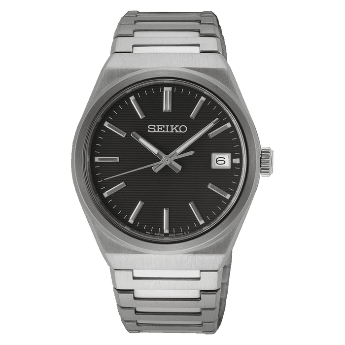 Seiko Gents Stainless Steel Bracelet Watch SUR557P1, Silver