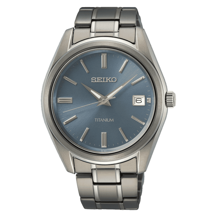 Seiko Men's Analog Quartz Watch with Stainless Steel Strap SUR371P1, Silver