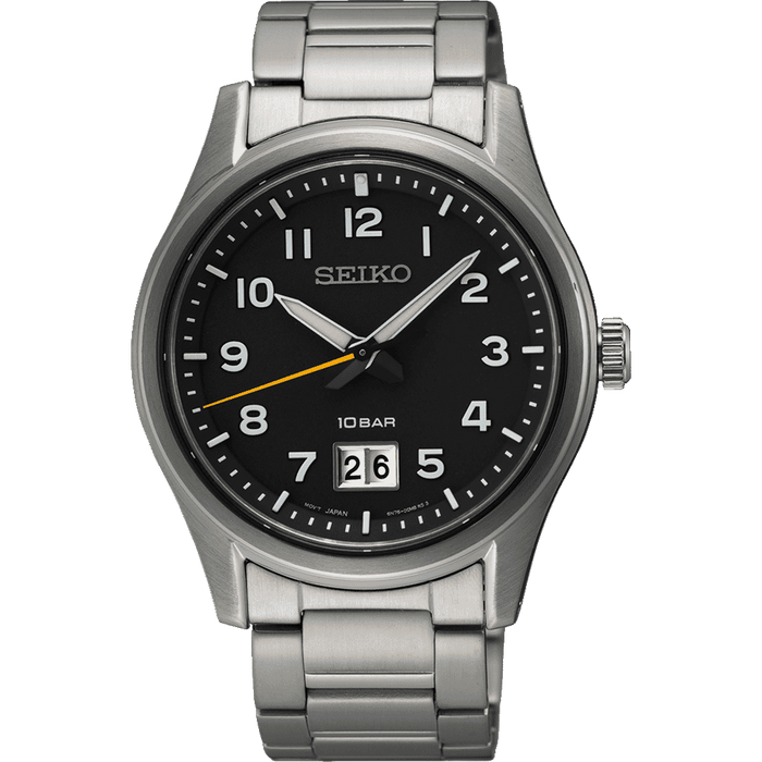 Seiko Men's Analogue Quartz Watch with Stainless Steel Strap SUR569P1