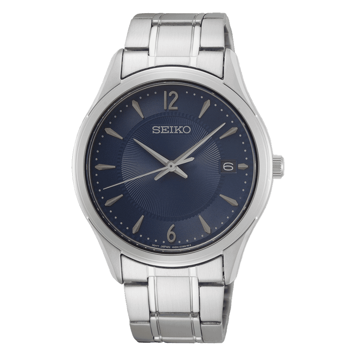 SEIKO Men's Formal Quartz Watch - SUR419P1, Silver