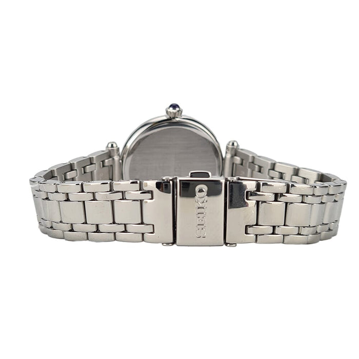 Seiko Quartz Stainless Steel Green Watch For Women Srz535P