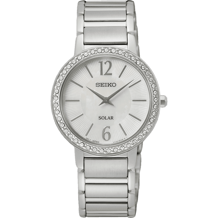 SEIKO Stainless Steel Hardlex Cry Quartz Ladies Watch SUP467