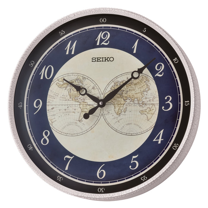 Seiko Wall Clock Plastic case (Leather-like texture)  QXA803WLS