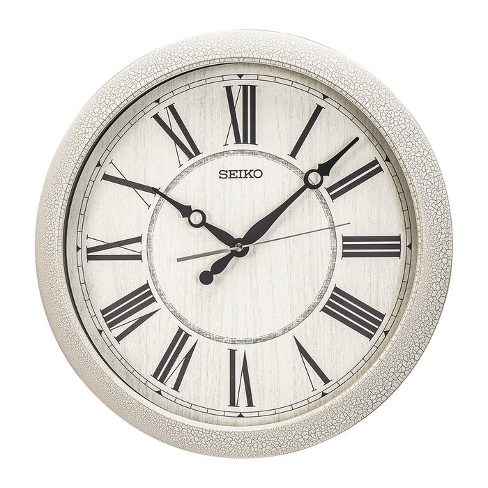Seiko Wall Clock Plastic case (Leather-like texture)  QXA815WL