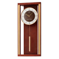 Seiko Wall Clock Wooden case (Alder / MDF / Brown burl-pattern veneer)  QXH068ZLS