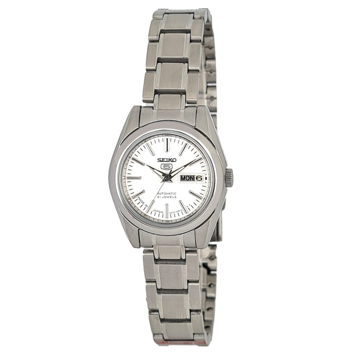 Seiko Women Automatic Watch, Analog Display And Stainless Steel Strap SYMk13J1