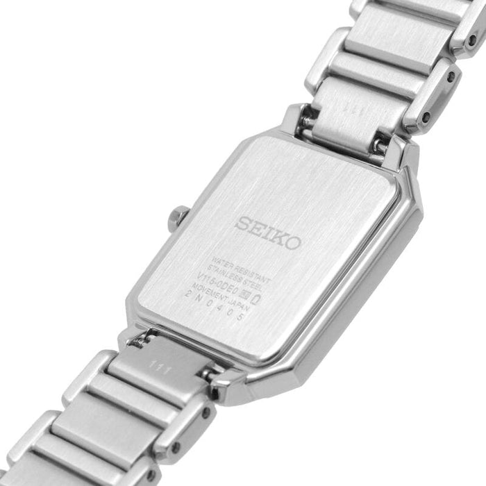 Seiko Women's Analog Quartz Watch with Stainless Steel Strap SUP465P1, Silver, Bracelet