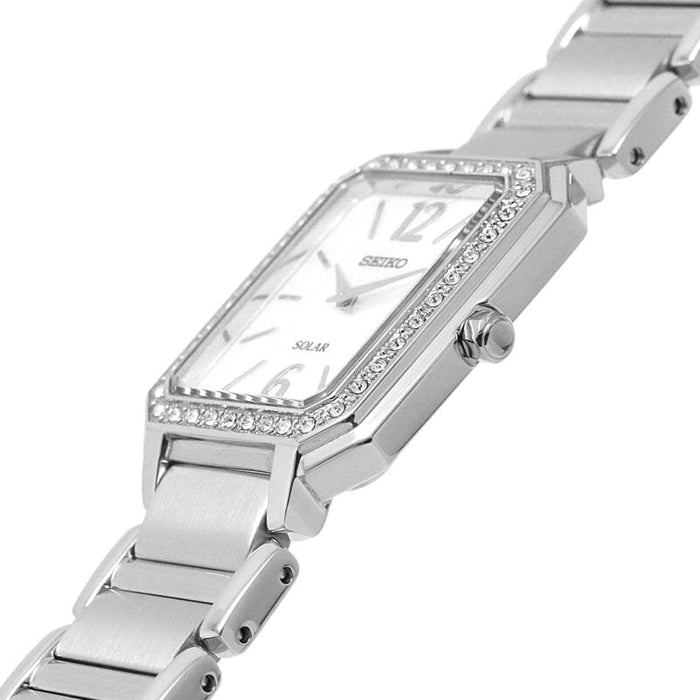 Seiko Women's Analog Quartz Watch with Stainless Steel Strap SUP465P1, Silver, Bracelet