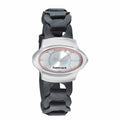 Silver Dial Leather Strap Watch