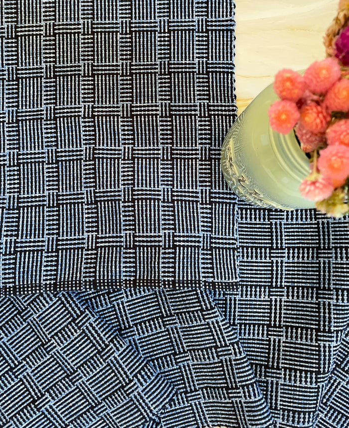 Stonewash Log Cabin Placemats or Runners Pattern