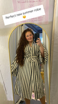 Striped Kimono Robe