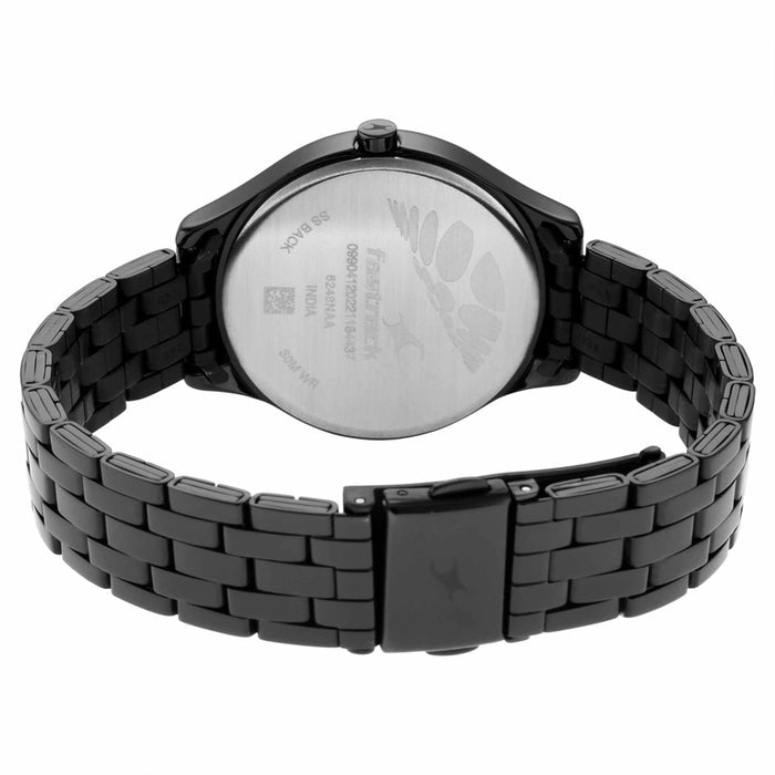 Stunner in Black Dial & Metal Strap