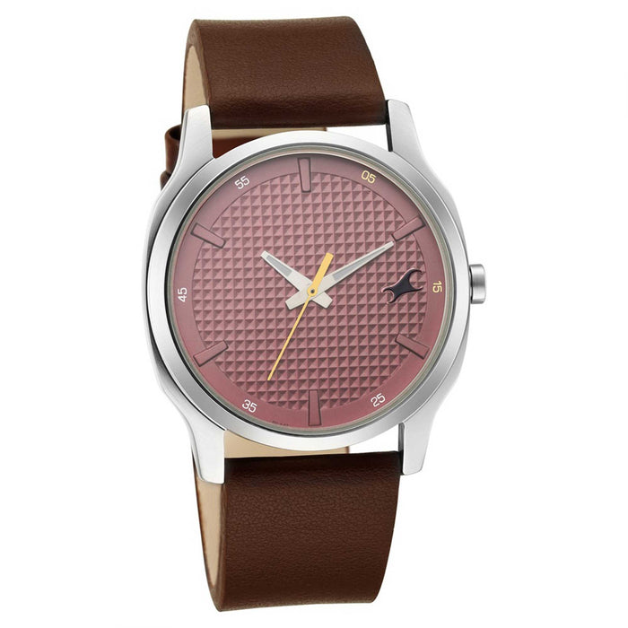 Stunner in Red Dial & Leather Strap 3255SL01