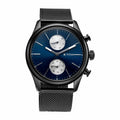 TITAN 1805NM03 Watch for Men Analog Blue Stainless Steel Band