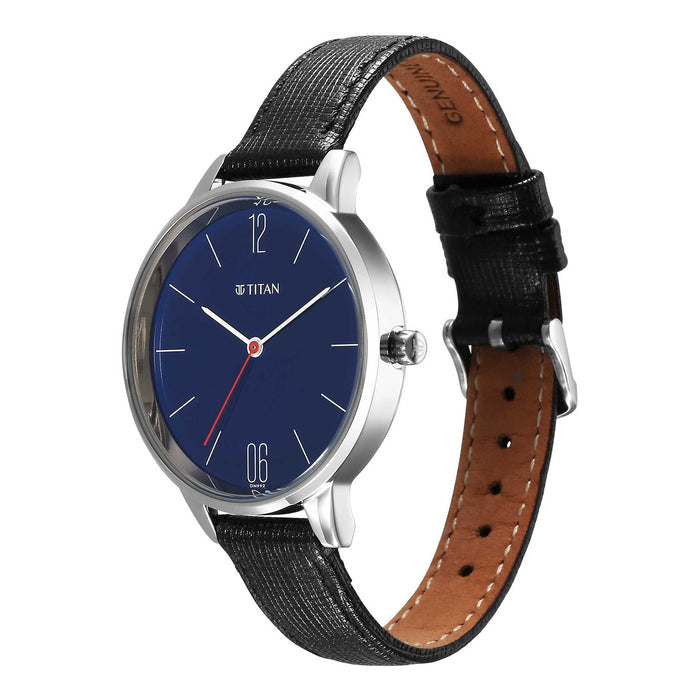 Titan Analog Blue Dial Women's Casual Watch