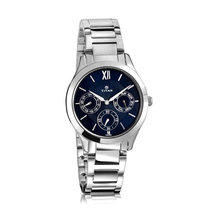 Titan Analog Blue Dial Women's Watch-NL2570SM01, Blue, Free Size, Blue, Free Size