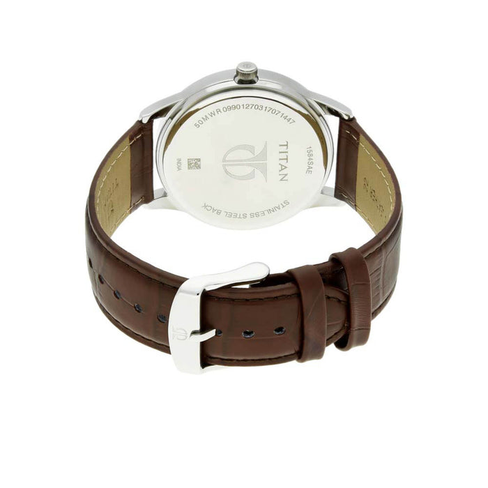 Titan Analog Brown Dial Men's Watch NM1584SL04/NN1584SL04
