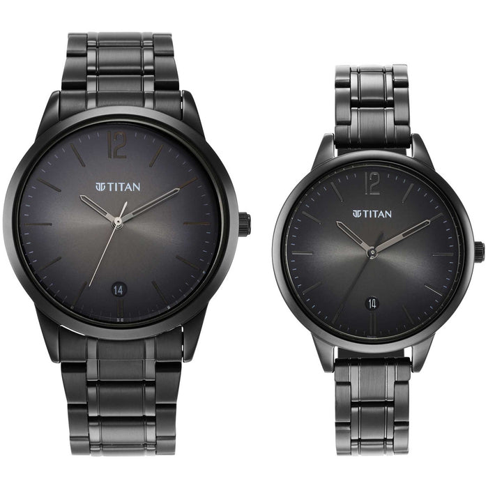 Titan Analog Gray Dial Men's Watch-18062617NM01, Anthracite, Analog Watch