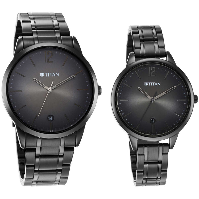 Titan Analog Gray Dial Men's Watch-18062617NM01, Anthracite, Analog Watch