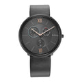Titan Analog Grey Dial Men's Watch-1877QL01, Black Colour