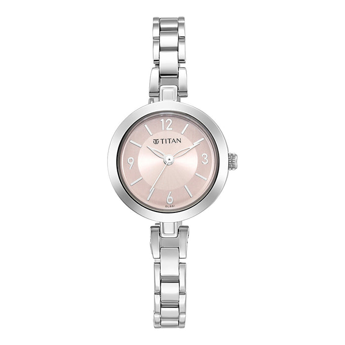 Titan Analog Pink Dial Women's Watch-2598SM06