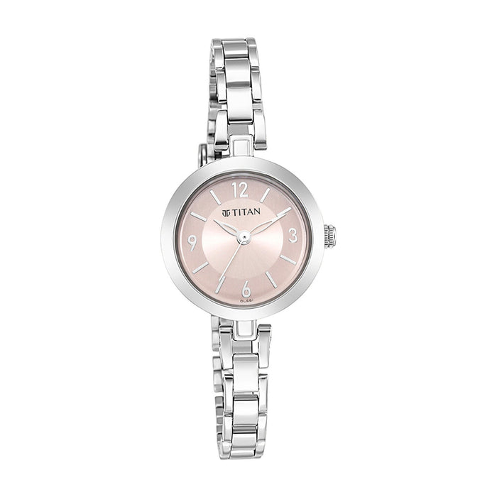Titan Analog Pink Dial Women's Watch-2598SM06