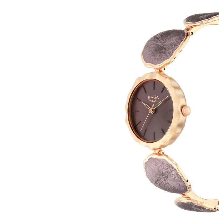 Titan Aster by Raga I Am Brown Dial Analog Watch for Women 95096KM01